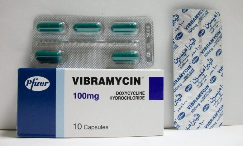 مضاد حيوي Vibramycin لعلاج الالتهابات البكتيرية التي تصيب الجسم