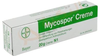 دواعى استعمال مايكوسبور Mycospor لعلاج التهابات و فطريات الجلد المؤلمه