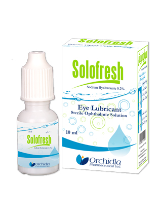 سولو فريش Solofresh قطرة مهدئةو مرطبة لعلاج جفاف العين